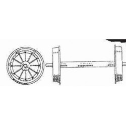 PSC 197 - 36" SPOKED WHEELSET - O SCALE