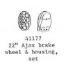PSC 41177-1 - AJAX BRAKE WHEEL AND HOUSING - O SCALE