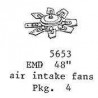 PSC 5653 - DIESEL LOCOMOTIVE EMD 48" FANS - O SCALE