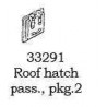 PSC 33291 - PASSENGER CAR ROOF HATCH - HO SCALE