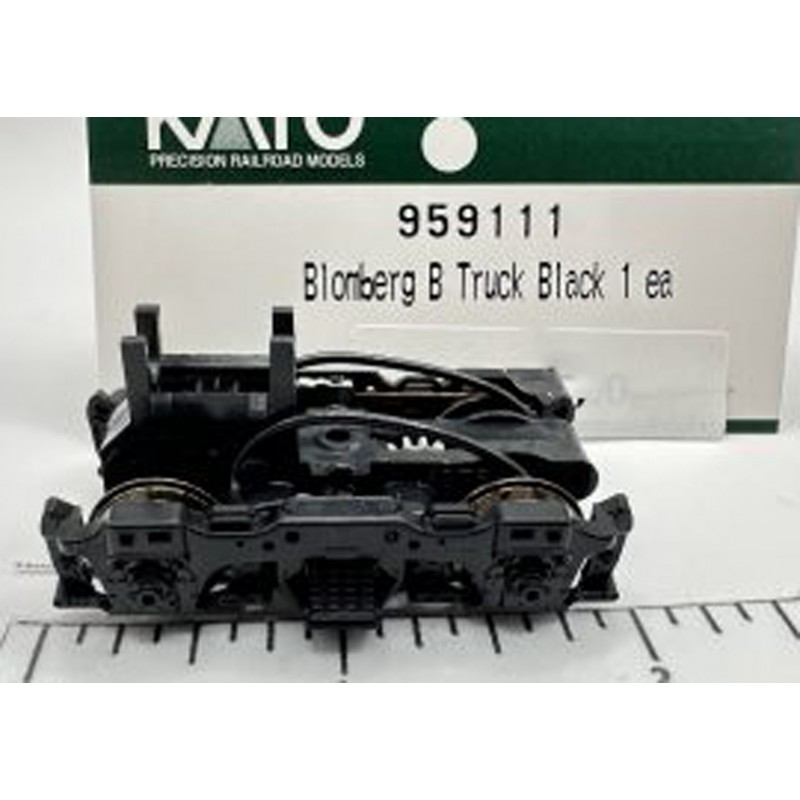 KATO 959111 - DIESEL LOCOMOTIVE BLOMBERG B TRUCK (GP35) - BLACK - HO SCALE