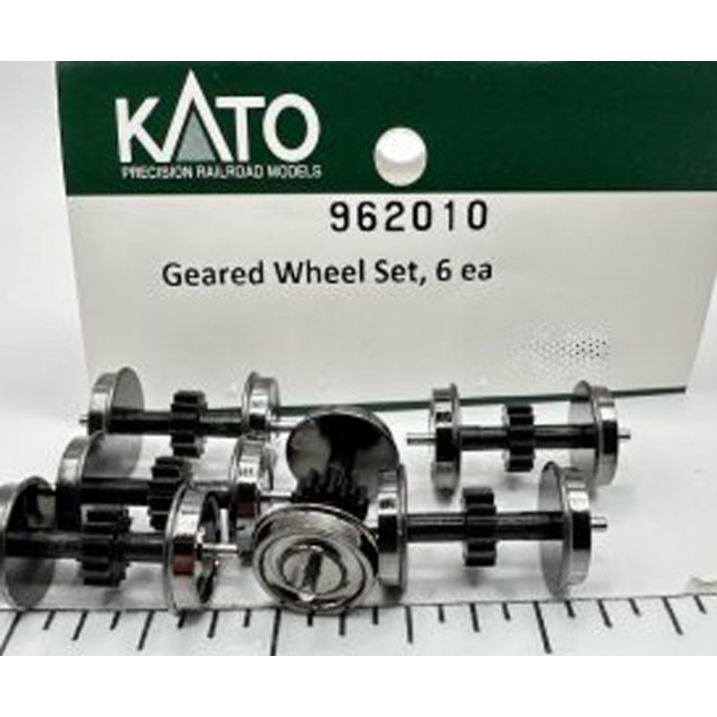 KATO 962010 - DIESEL LOCOMOTIVE GEARED WHEELSETS - HO SCALE