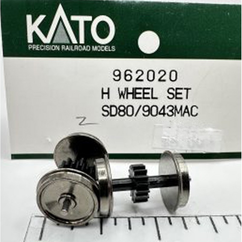 KATO 962020 - DIESEL LOCOMOTIVE GEARED WHEELSET - SD80/SD90) - HO SCALE