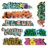 BLAIR LINE 2248 - GRAFFITI - SET 5 - HO SCALE