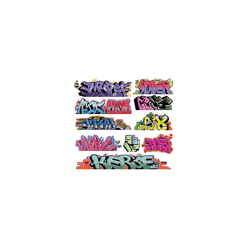BLAIR LINE 2257 - GRAFFITI - SET 8 - HO SCALE