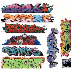BLAIR LINE 2258 - GRAFFITI - SET 9 - HO SCALE