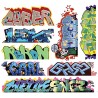 BLAIR LINE 2261 - GRAFFITI - SET 12 - HO SCALE