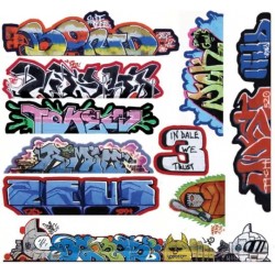 BLAIR LINE 2263 - GRAFFITI - SET 14 - HO SCALE