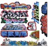 BLAIR LINE 2263 - GRAFFITI - SET 14 - HO SCALE