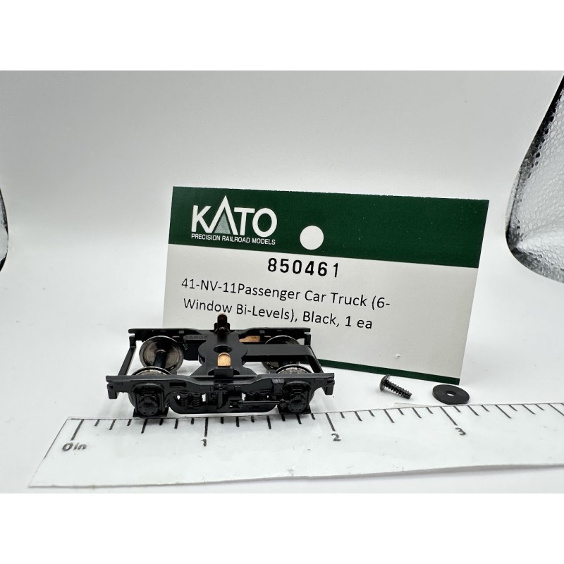 KATO 850461 - 41-NV-11 BI-LEVEL PASSENGER CAR TRUCK - HO SCALE