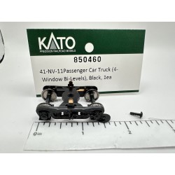 KATO 850460 - 41-NV-11 BI-LEVEL PASSENGER CAR TRUCK - HO SCALE