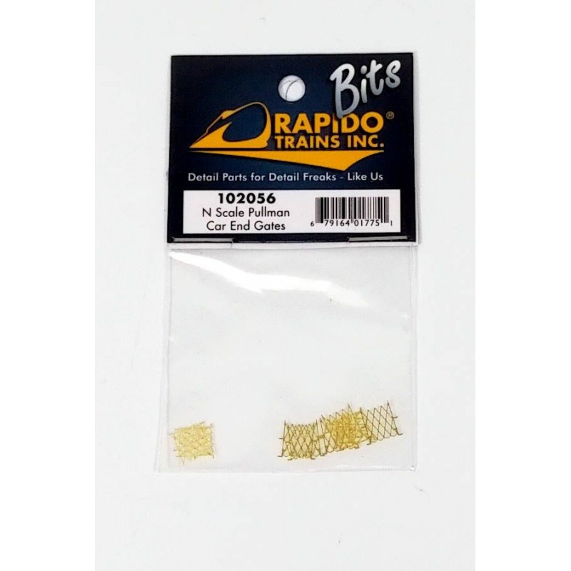 RAPIDO 102056 - PASSENGER CAR END GATES - N SCALE