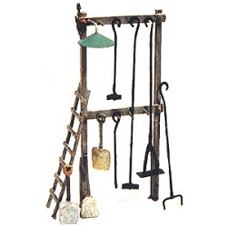 DURANGO PRESS DP-39 - STEAM LOCOMOTIVE CLEANOUT RACK KIT - HO SCALE