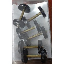 JAYBEE 1094 - 40" METAL WHEELSETS FOR DUMMY ATHEARN LOCOMOTIVES - HO SCALE