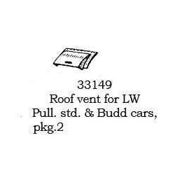 PSC 33149 - LIGHTWEIGHT PASSENGER CAR VENT - HO SCALE