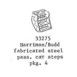 PSC 33275 - PASSENGER CAR STEPS - HO SCALE