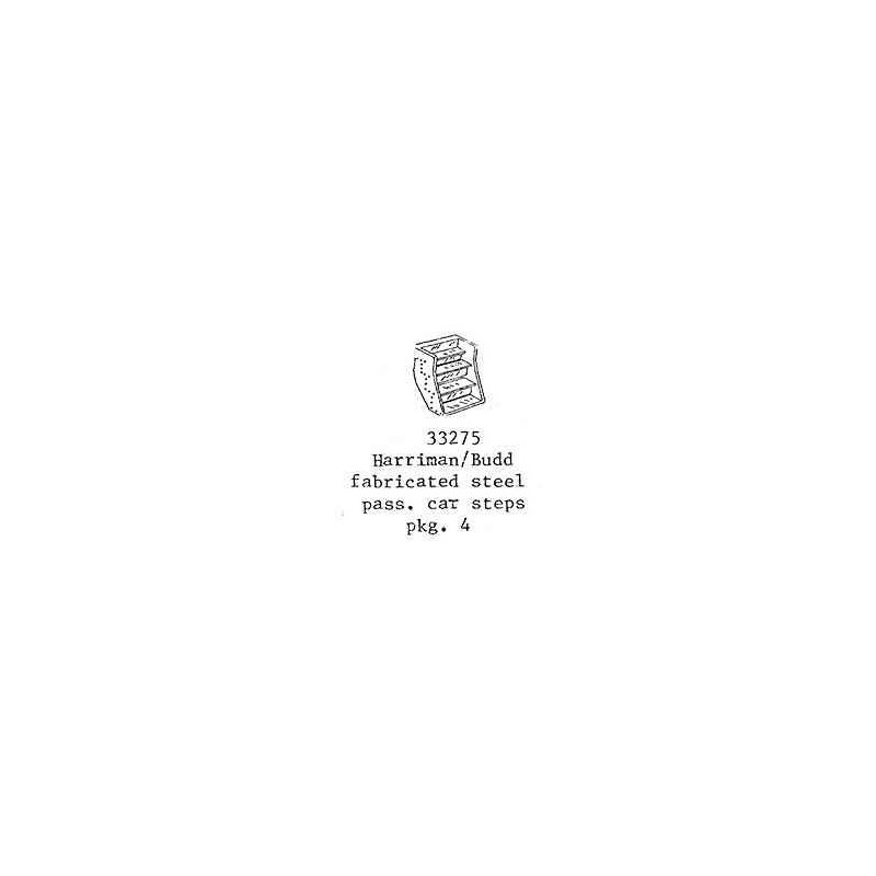 PSC 33275 - PASSENGER CAR STEPS - HO SCALE