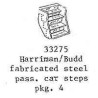 PSC 33275 - PASSENGER CAR STEPS - HO SCALE