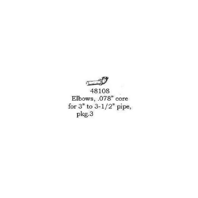 PSC 48108 - ELBOW - CORED 0.087"