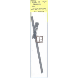 PLANO 099 - 2 BAY 4180cuft AIRSLIDE COVERED HOPPER - MORTON PATTERN - WALTHERS CAR - HO SCALE