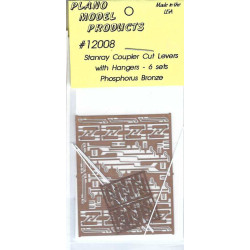 PLANO 12008 - STANRAY COUPLER CUT LEVERS WITH HANGERS - HO SCALE