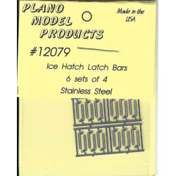 PLANO 12079 - ICE REEFER HATCH LATCH BARS - HO SCALE