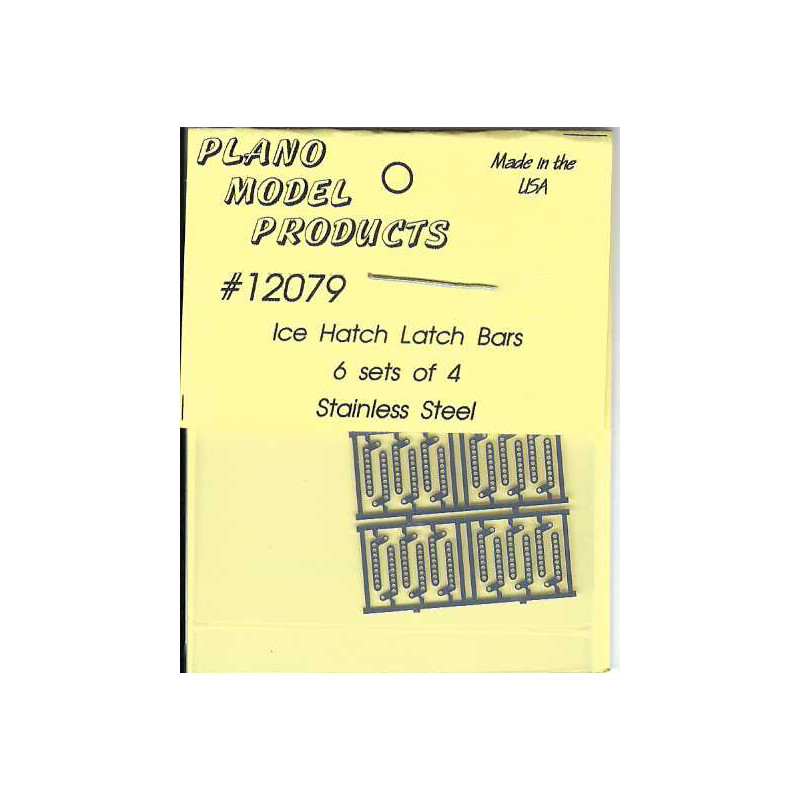 PLANO 12079 - ICE REEFER HATCH LATCH BARS - HO SCALE