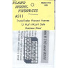 PLANO 311 - TRUCK/TRAILER PLACARD FRAMES - HO SCALE