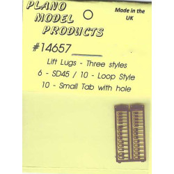 PLANO 14657 - LIFT LUGS - THREE STYLES - HO SCALE