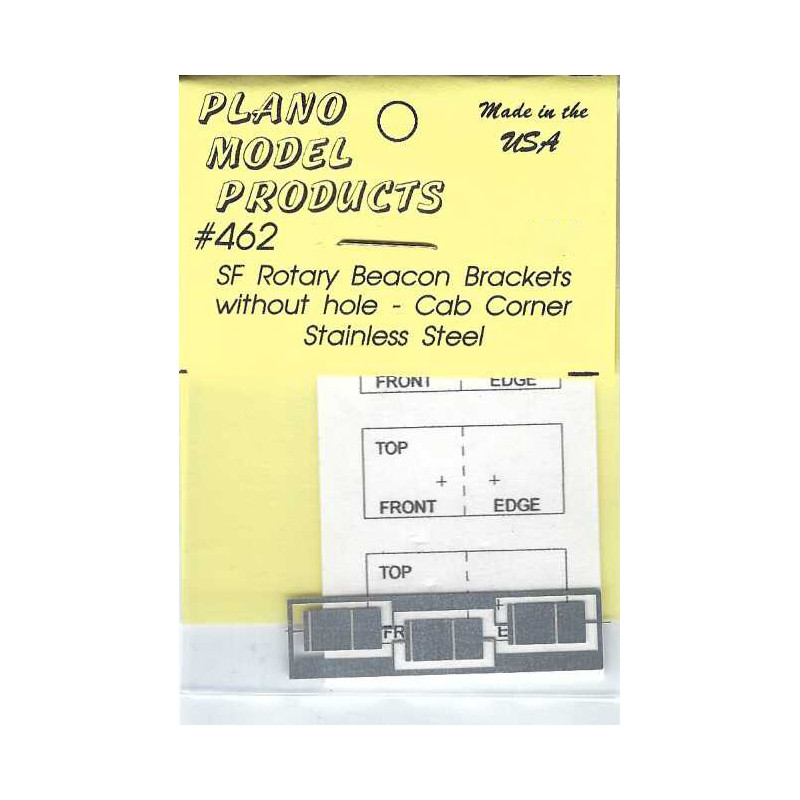 PLANO 462 - ROTARY BEACON BRACKETS - CAB CORNER - HO SCALE
