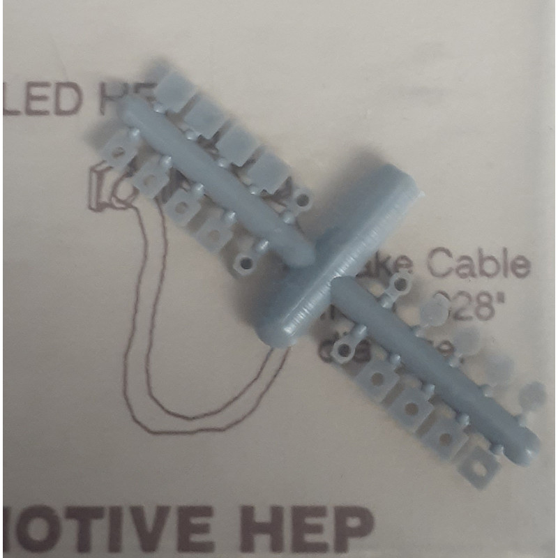 DETAIL ASSOCIATES 1510 - DIESEL LOCOMOTIVE HEP RECEPTACLE SET - HO SCALE