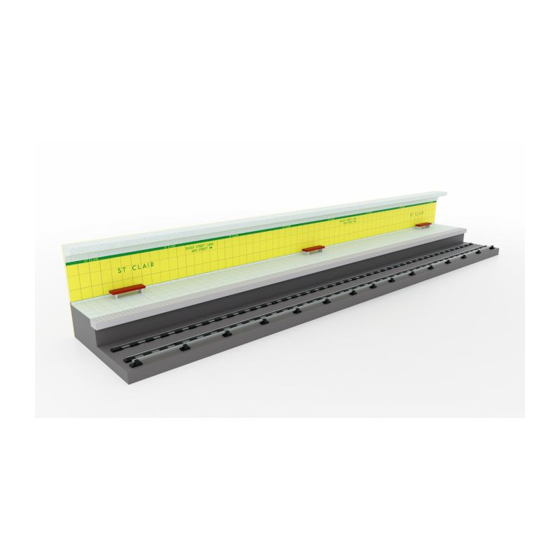 RAPIDO 206005 - TORONTO SUBWAY DISPLAY PLATFORM - ST. CLAIR - HO SCALE