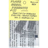 PLANO 122 - COIL CAR WALKWAYS - ENDS ONLY - MORTON ROUND PATTERN - WALTHERS CAR - HO SCALE