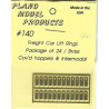 PLANO 140 - FREIGHT CAR LIFT RINGS - COVERED HOPPERS & INTERMODAL - HO SCALE