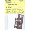 PLANO 12141 - GONDOLA/BOXCAR LADDERS - 4 RUNG - 18" SPACING - 18" RUNG - HO SCALE