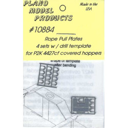 PLANO 10884 - ROPE PULL PLATES - PROTO 2000 4426cuft COVERED HOPPERS - HO SCALE
