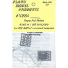 PLANO 10884 - ROPE PULL PLATES - PROTO 2000 4426cuft COVERED HOPPERS - HO SCALE