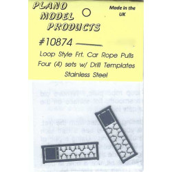 PLANO 10874 - LOOP STYLE FREIGHT CAR ROPE PULLS - HO SCALE