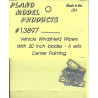 PLANO 13897 - VEHICLE WINDSHIELD WIPERS - 20" BLADES - CENTRE POINTING - HO SCALE