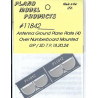 PLANO 11842 - ANTENNA GROUND PLANE PLATE OVER NUMBERBOARD MOUNT - HO SCALE