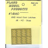 PLANO 14660- DIESEL LOCOMOTIVE EMD HOOD DOOR LATCHES - HO SCALE