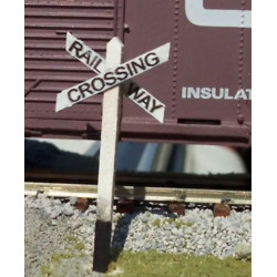 OSBORN MODELS RRA-1037 - FIRST GENERATION CROSS BUCKS - HO SCALE