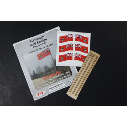 OSBORN MODELS RRA-1111 - CANADIAN RED ENSIGN - HO SCALE