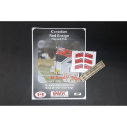 OSBORN MODELS RRA-3111 - CANADIAN RED ENSIGN - N SCALE