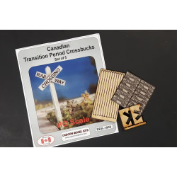 OSBORN MODELS RRA-1009 - CANADIAN TRANSITION PERIOD CROSSBUCKS - HO SCALE