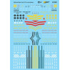 MICROSCALE DECAL 87-801 - CALIFORNIA SHORT LINE 70 TON LOCOMOTIVES - HO SCALE