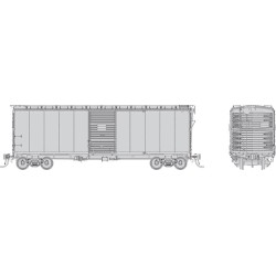 RAPIDO 180099 - 1937 AAR BOXCAR - UNDECORATED - SQUARE CORNER VERSION - PARTIALLY ASSEMBLED KIT - HO SCALE
