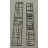 KATO 964023 - DIESEL LOCOMOTIVE GE DASH 9 EARLY HI-AD TRUCK DETAIL SET - HO SCALE