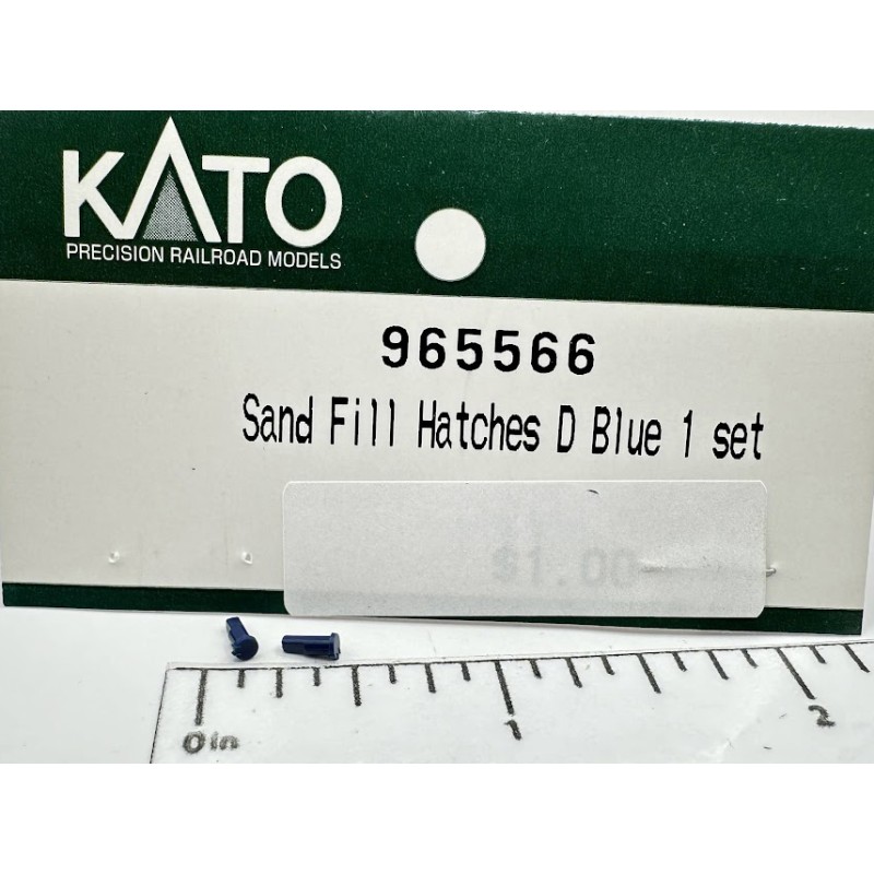 KATO 965566 - DIESEL LOCOMOTIVE SD80/SD9043MAC SAND FILL HATCHES - CSX DARK BLUE - HO SCALE