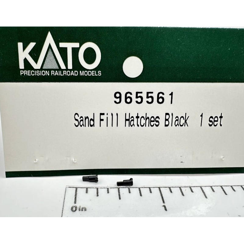 KATO 965561 - DIESEL LOCOMOTIVE SD80/SD9043MAC SAND FILL HATCHES - BLACK - HO SCALE
